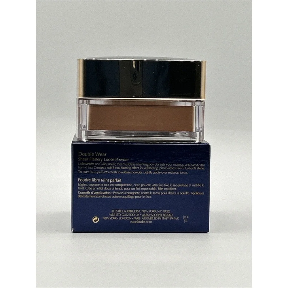 Estee Lauder Double Wear Sheer Flattery Loose Powder Deep Soft Glow .31oz NEW